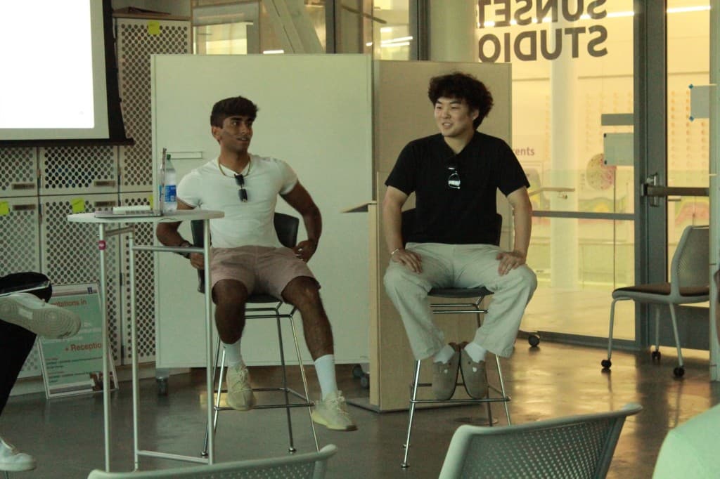 TJ Byun and Avi Patel during the Nitrility internship